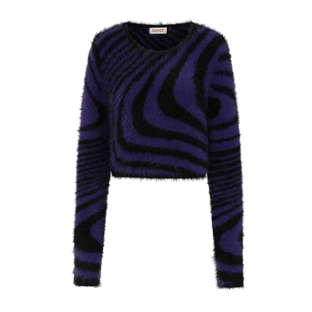 Banned - Daphne Jumper - Black/Purple